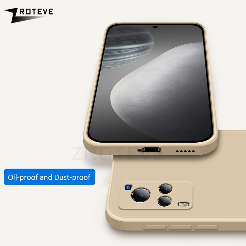 Vivo için X60 Pro Kılıf ZROTEVE Kare Sıvı Silikon Yumuşak Kapak Vivo X60 X50 X70 X80 Pro Artı + X51 5G Küresel Telefon Kılıfları_voghion.com