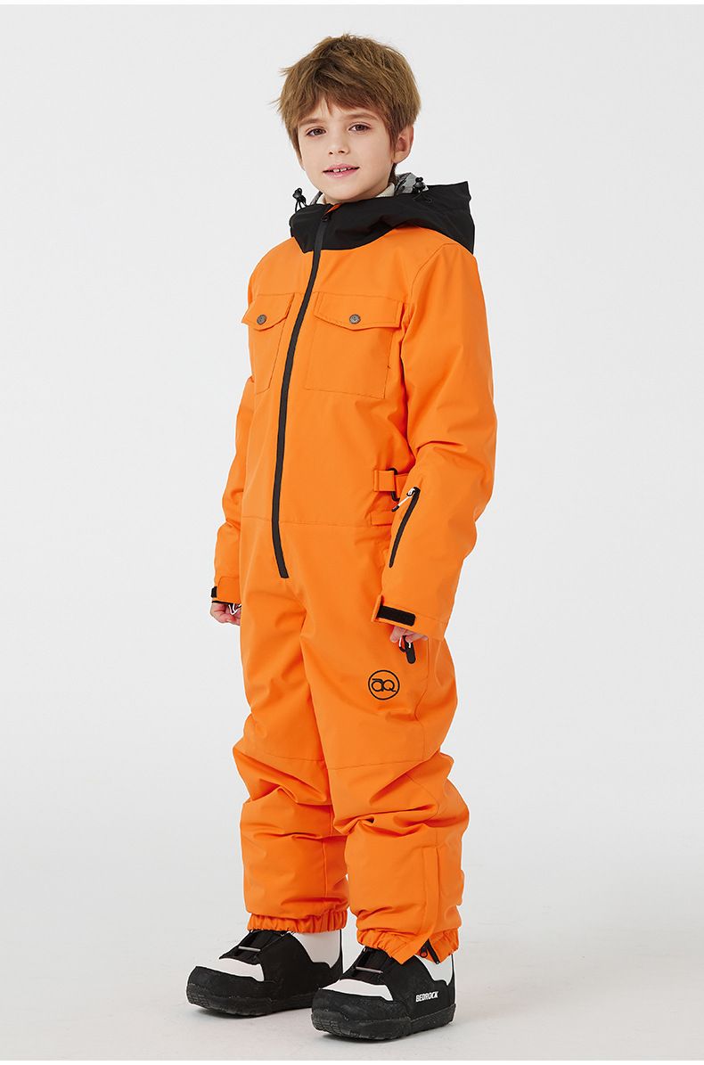 Koosspeak Children's Ski Suits For Boys And Girls, Waterproof, Warm, And Thickened For Winter Outdoor Use._voghion.com