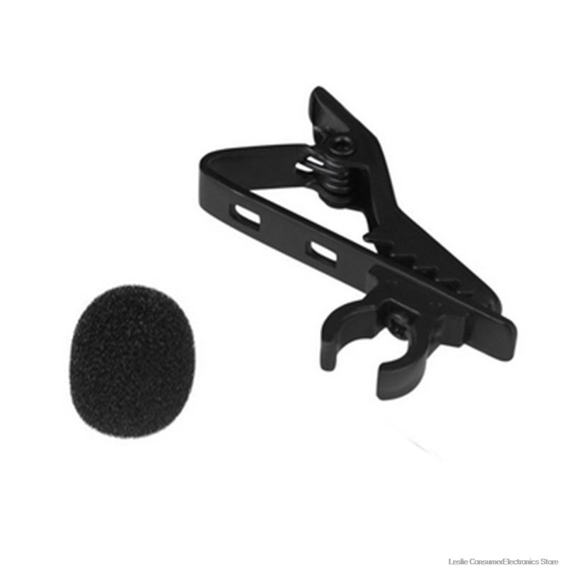 Miniaturowy mikrofon pojemnościowy, klips do krawata, mikrofon krawatowy, przewodowy, do telefonu, laptopa, telefonu, przenośny, mini, stereo, jakość dźwięku HiFi_voghion.com