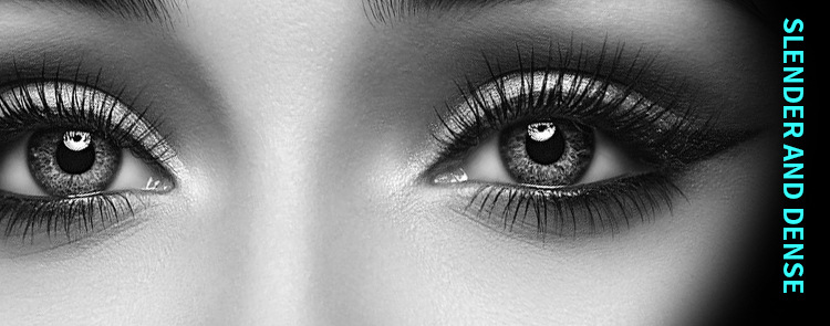 Maquillaje QIC Qinicai 4D Eye Black resistente al agua, rizado, espeso y sin manchas._voghion.com