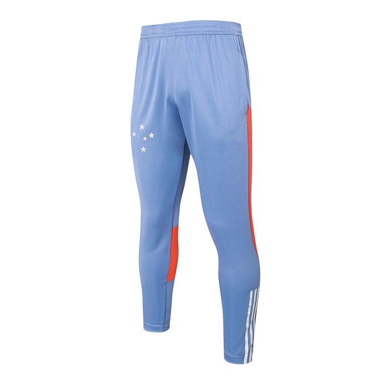 Cruzeiro Hellblau Langarm-Fußballtrainingstrikot Jacke Herren 2425 Unbeliebtes Aussehen Aufwärm-Fitness-Sporttrikot_voghion.com