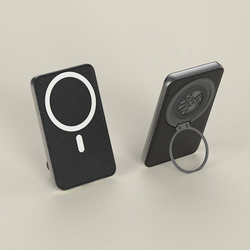 3C-zertifizierte, ultradünne magnetische kabellose Bank aus Aluminiumlegierung mit drehbarem Ständer, Stressabbau, Schnellladefunktion, anpassbarer Haltbarkeitsverbesserung_voghion.com