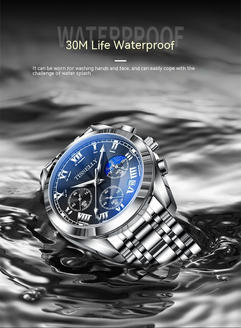 2023 nuovo orologio al quarzo da uomo di vendita caldo calendario orologio da uomo d'affari di moda orologio bagliore impermeabile_voghion.com