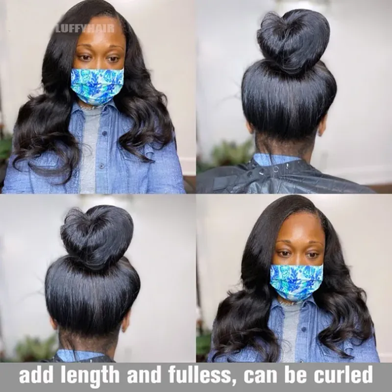 Indian Remy Human Hair I Tip Hair 100 strand Kinky Straight Keratin I Tip Microlinks Human Hair Bundles Extensions_voghion.com