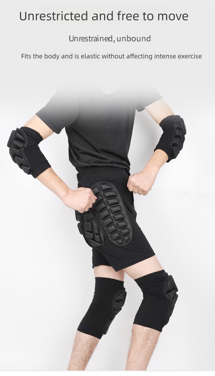 Équipement de protection pour patins à roulettes simples et doubles, sous-vêtements, coudières, genouillères, ski, protection des hanches_voghion.com