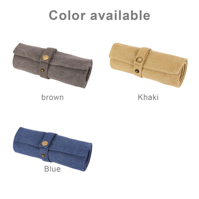 Borsa portaoggetti per cinturini da orologio con 10 scomparti, borsa portaoggetti in tela, borsa da viaggio portatile_voghion.com