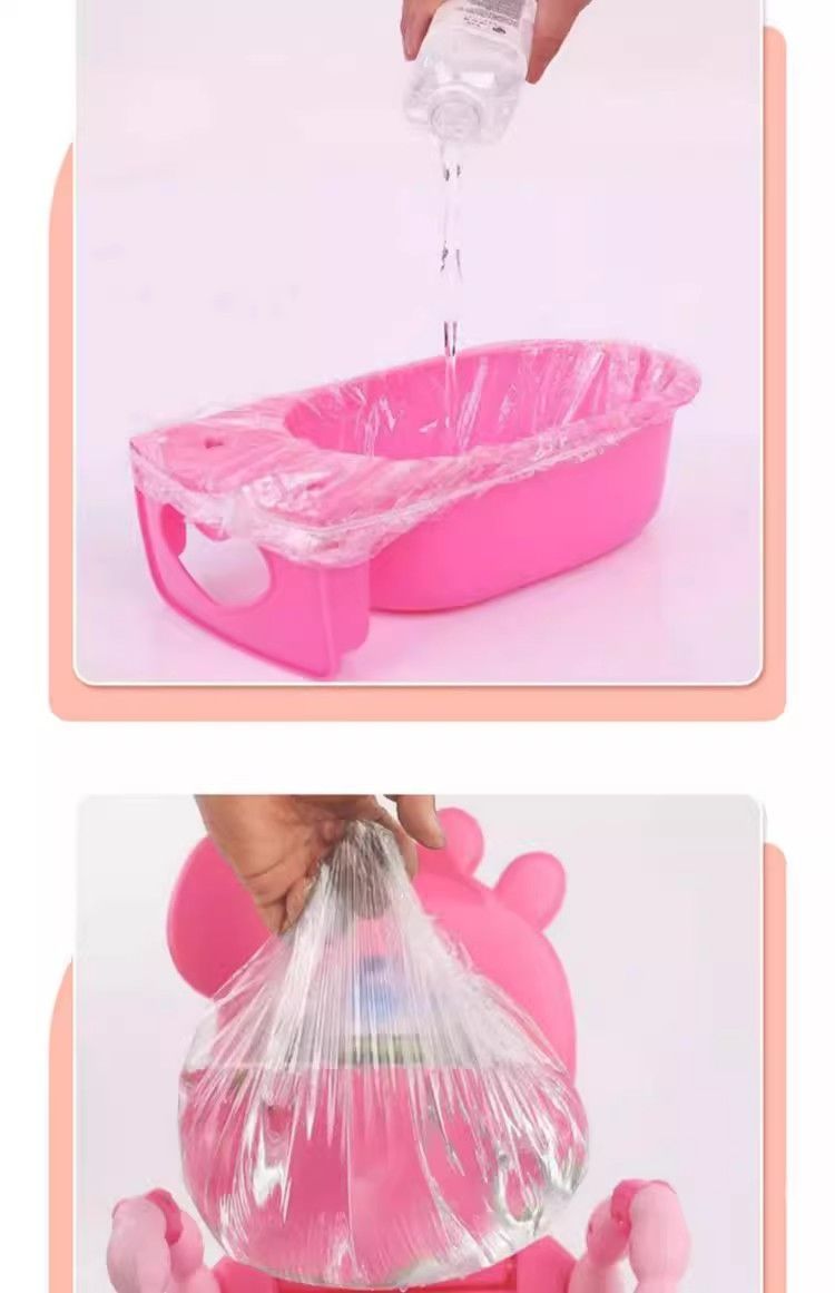 Rengöringspåse för barnstolar, engångstoalettskål, babyspecifik plastsoppåse_voghion.com