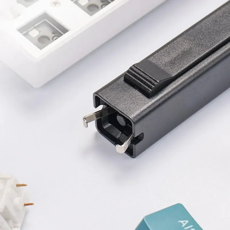 2 In 1 Key Switch Keycap Puller For Mechanical Gaming Switches DIY Cleaning Tool Keyboard Caps_voghion.com