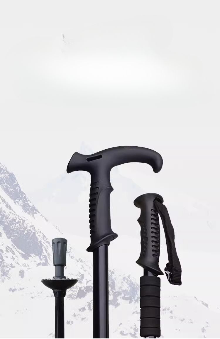 Bastone da passeggio ultraleggero telescopico pieghevole professionale unisex per trekking, arrampicata, escursionismo, escursionismo_voghion.com