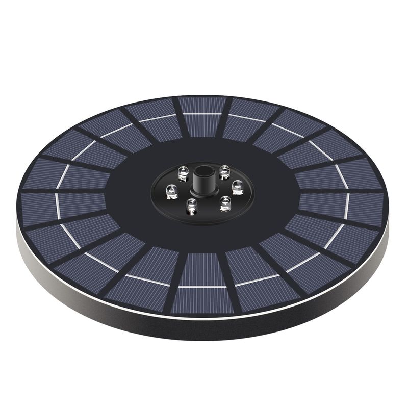 Nuova pompa galleggiante per lanterna con accumulo di energia solare, cortile esterno, vasca per uccelli, piscina, paesaggio, fontana, caratteristica dell'acqua_voghion.com