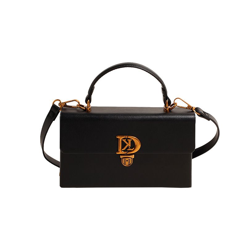 Borsa a tracolla piccola quadrata con lucchetto, nuova moda 2025, di alta qualità, per donne, di marca Nicchia._voghion.com