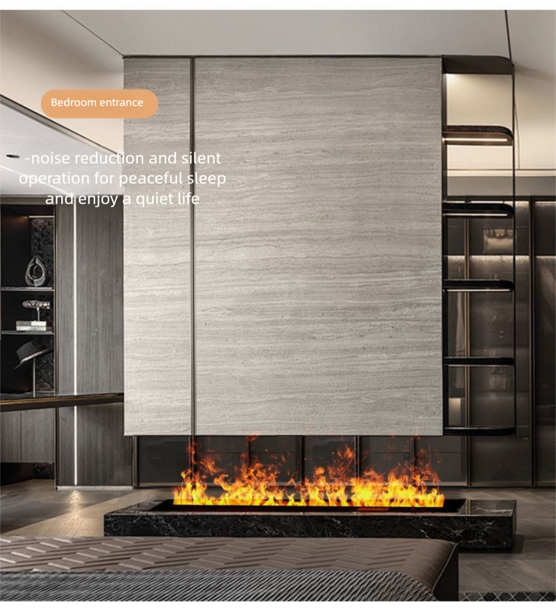 Home 3D Atomized European Style Embedded Electronic Fireplace Simulated Flame Internet Celebrity TV Decorative Cabinet_voghion.com