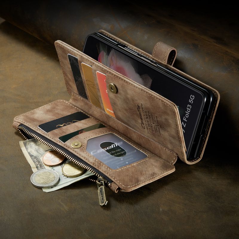 Applicable New Samsung Z Folder 6 Phone Case A35 Mobile Phone Leather Case Card Wallet Iphone14 Protective Case_voghion.com