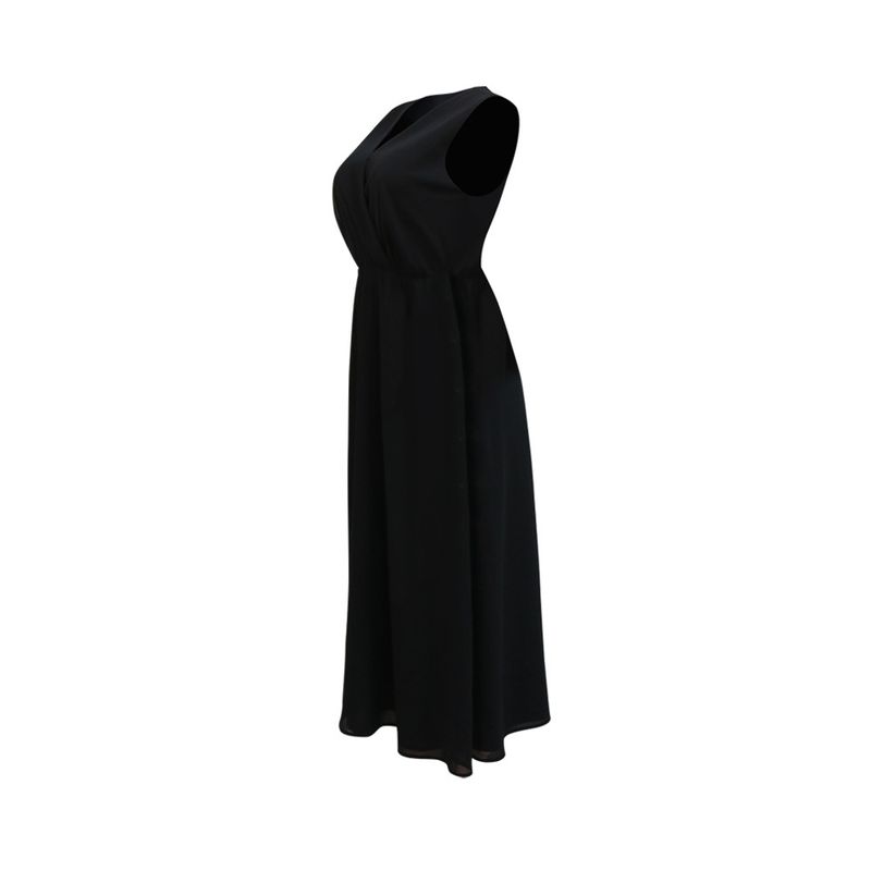 New Muslim Embroidered Mesh Jacket With Chiffon Vest Skirt Suit Kaftan Dress_voghion.com