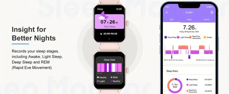 Chytré hodinky Blackview, fitness hodinky s monitorováním aktivity, kompatibilní s nejnovějšími modely Android a iPhone 2024, černé_voghion.com