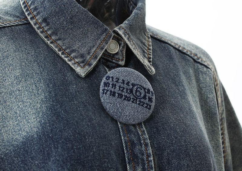 Veste chemise en jean oversize à boutons tendance – Coupe décontractée, épaules tombantes pour femme_voghion.com