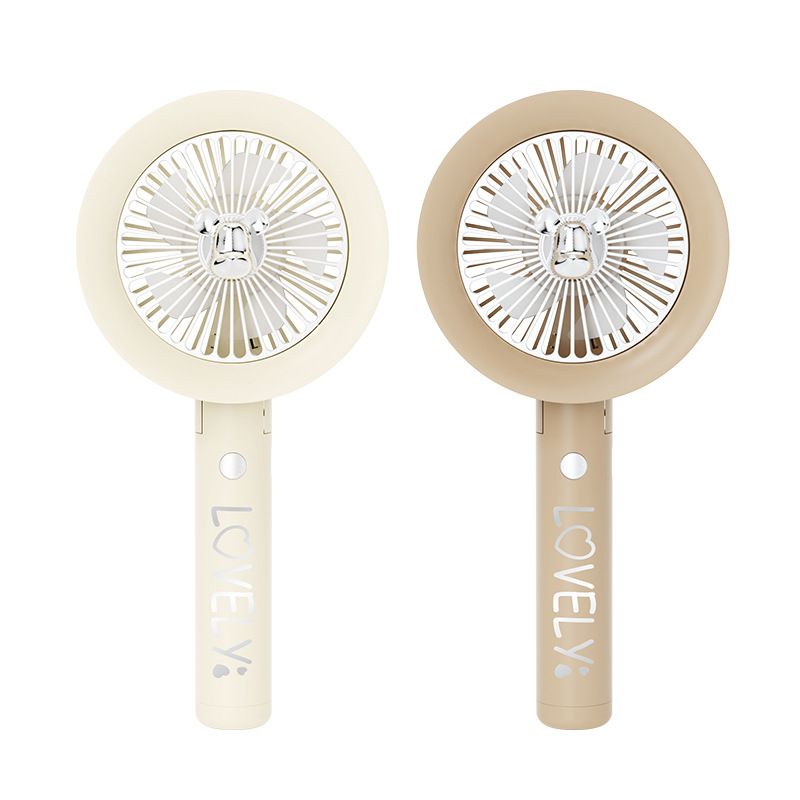 Portable Folding Fan, Desktop USB Charging, Long Battery Life, Multiple Adjustable Levels, Handheld Small Fan_voghion.com