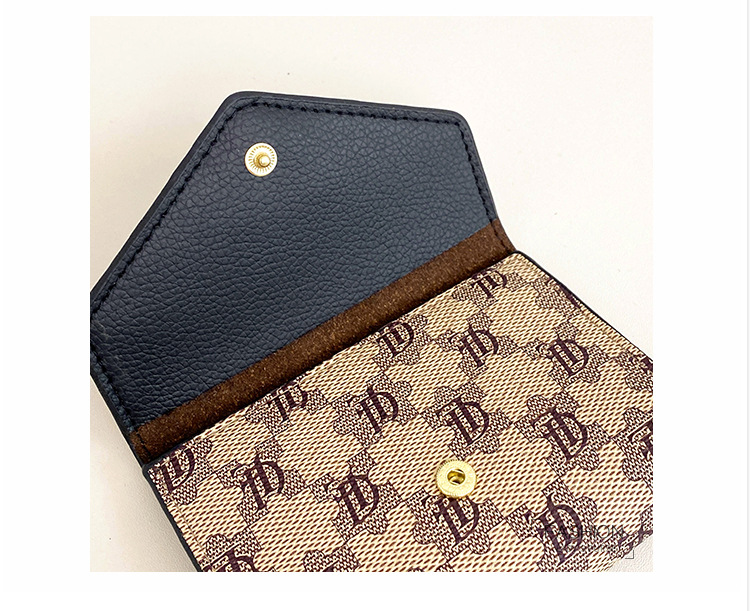 Nouvelle mode transfrontalière 2023 30% de réduction portefeuille boucle courte petit parfum design multi-carte petit portefeuille porte-monnaie_voghion.com