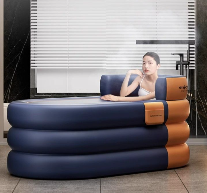 Foldable For Adults, Baby Full Body Bucket, Children's Inflatable Bathtub, Home Use Bath Bucket_voghion.com