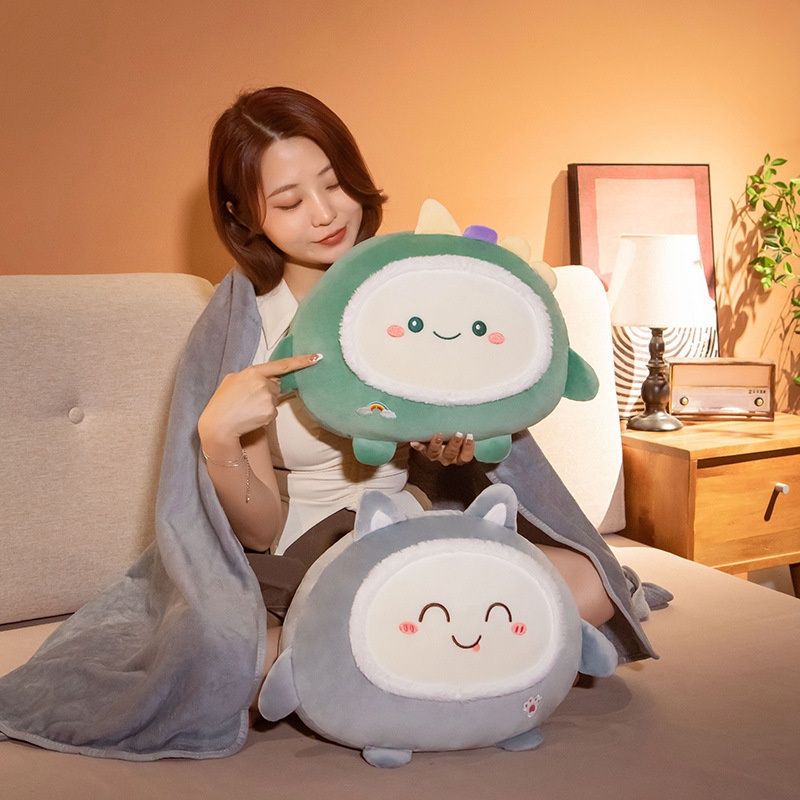 Plüschkissen mit Cartoon-Motiv für Büro, Auto und Freizeit, koreanischer Stil, weiche Baumwollfüllung, 40 x 40 x 20 cm_voghion.com