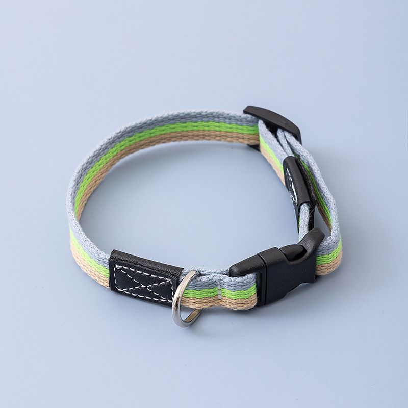 Pet Canvas Set Walking Chain Leash Dog Training Rope_voghion.com