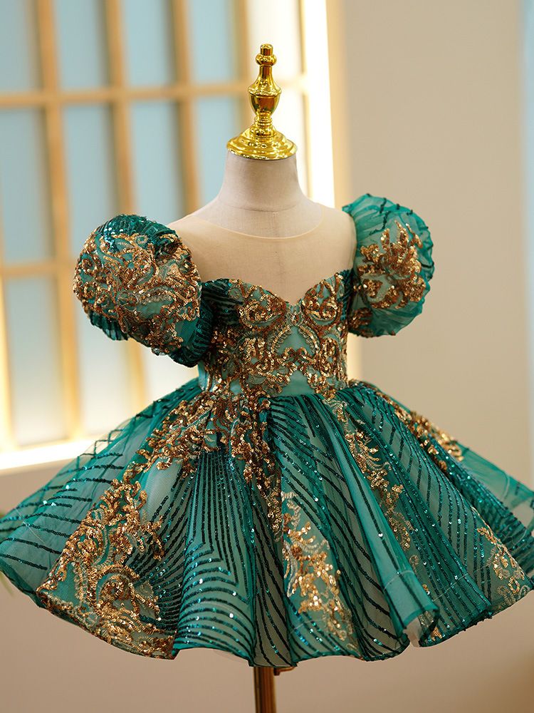Vestito da principessa per bambine, con paillettes, per compleanno, per mamma e bambini, costume da pianoforte_voghion.com