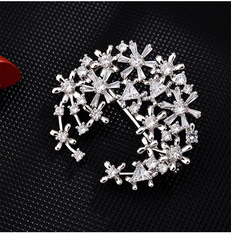 Spilla per cappotto da donna con stelle, luna coreana, atmosfera stellare, fiore, spilla per maglione, accessorio per abbigliamento_voghion.com