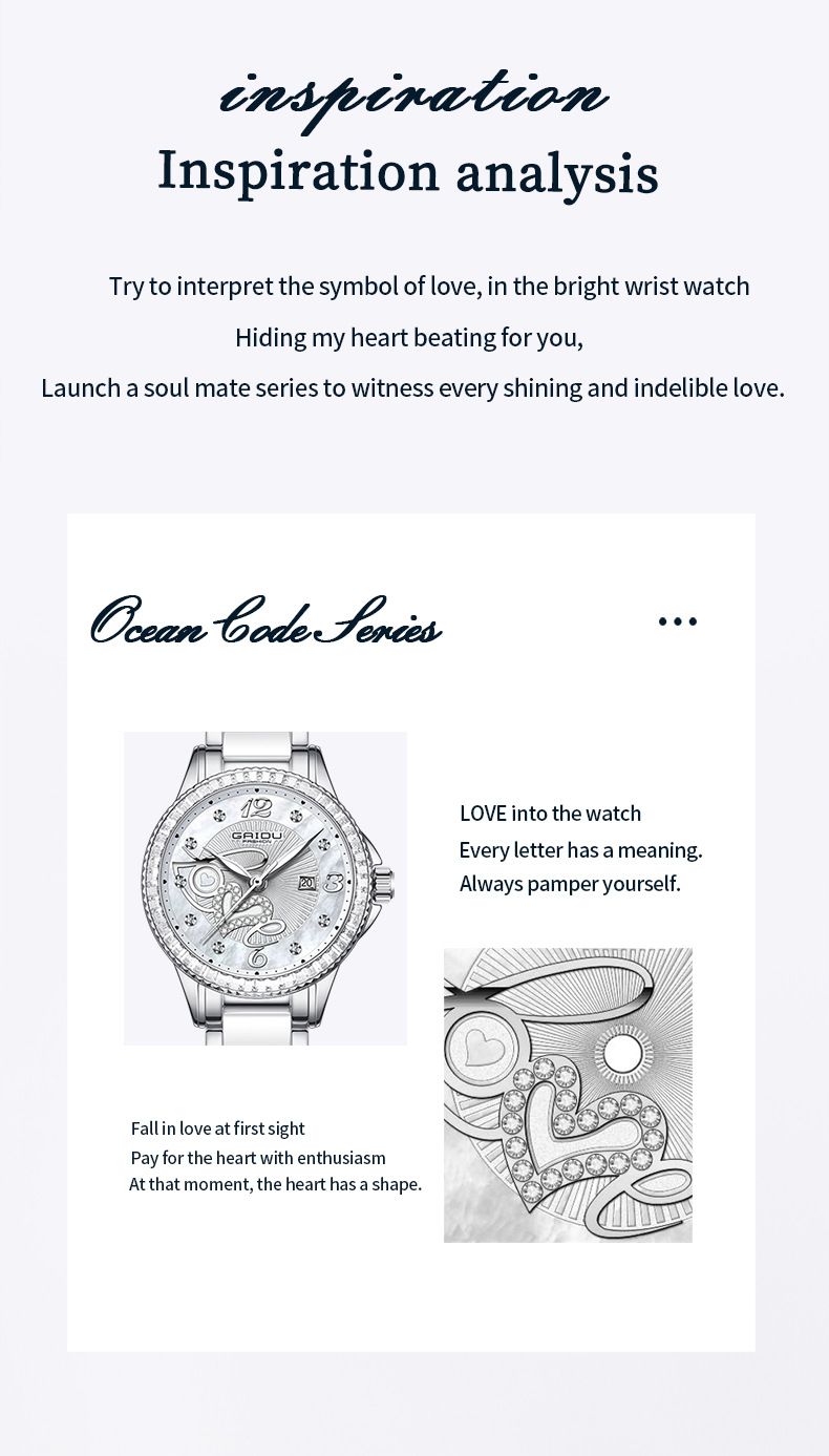 Women's Elegant Waterproof Diamond-Accented Watch With Ceramic-Like Stainless Steel Band, Minimalist Round Dial, Date Display, 30M Water Resistance_voghion.com