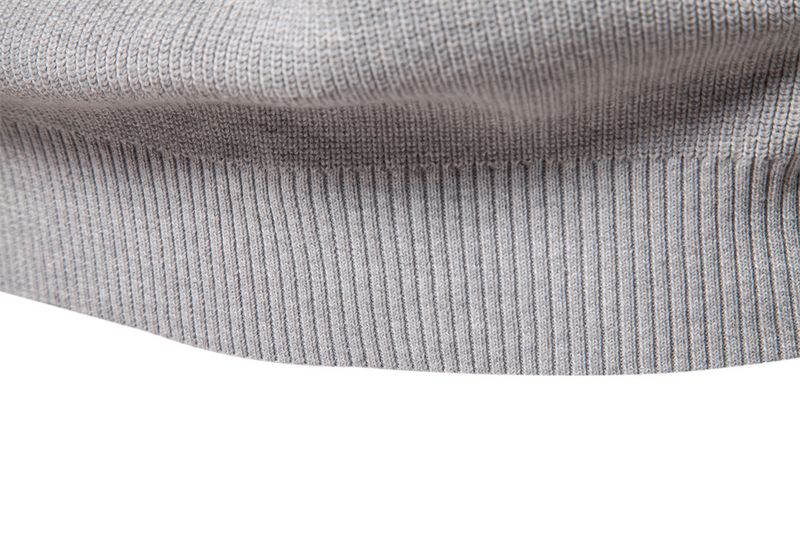Nieuwe herfst- en wintertrui voor heren in Europese maat, heren met lange mouwen, halve rits, opstaande kraag, effen kleur, casual trendtrui die bij elkaar past_voghion.com