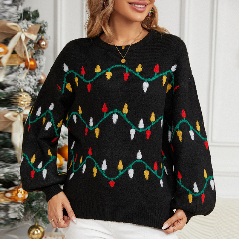 Women's Knitted Shawl With Loose Hollowed-out Knitted Blouse With Sleeves And Pullovers. Thin Knitted Sweater_voghion.com