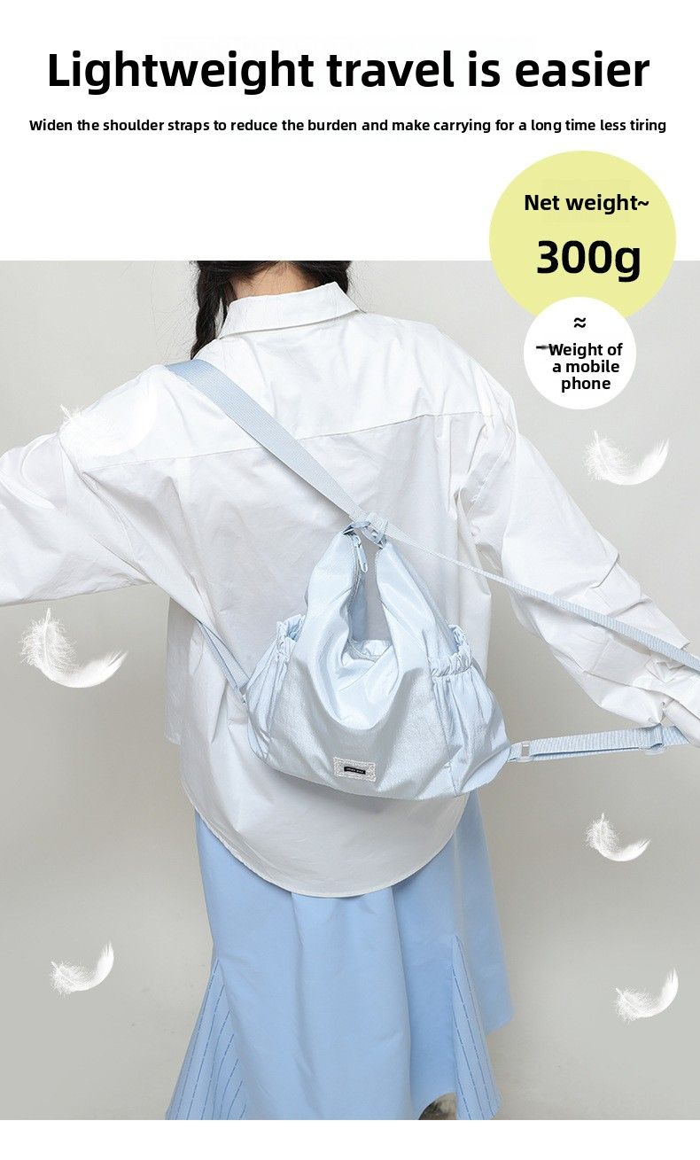 Versione coreana Ins Super Hot Nylon Donna 2054 Nuova Borsa a tracolla grande capacità Casual Lazy Monospalla_voghion.com