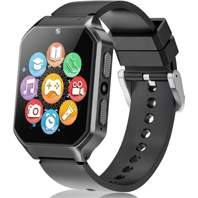 Smart Watch For Kid Age 4 5 6 7 8 9 10 Boys Girls Learning Toy With 26 Puzzle Game 1.69 Touch Screen HD Camera Video Music Play_voghion.com