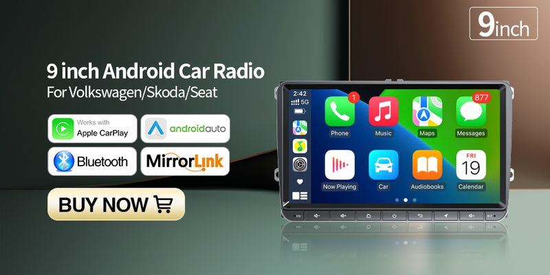 GRANDnavi Android13 Car Radio GPS For VW Skoda Octavia Golf 5 6 Touran Passat B6 Polo Jetta 2Din Multimedia Player_voghion.com