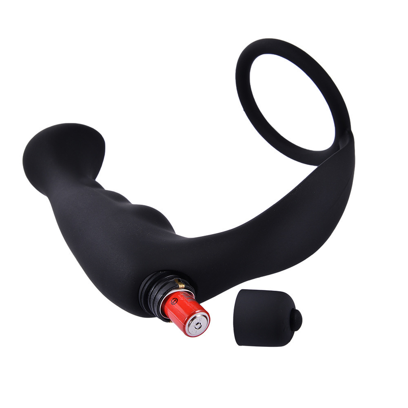 Men's vestibular prostate massager wearing vibrating anal plug self sewing device adult sm sex products_voghion.com