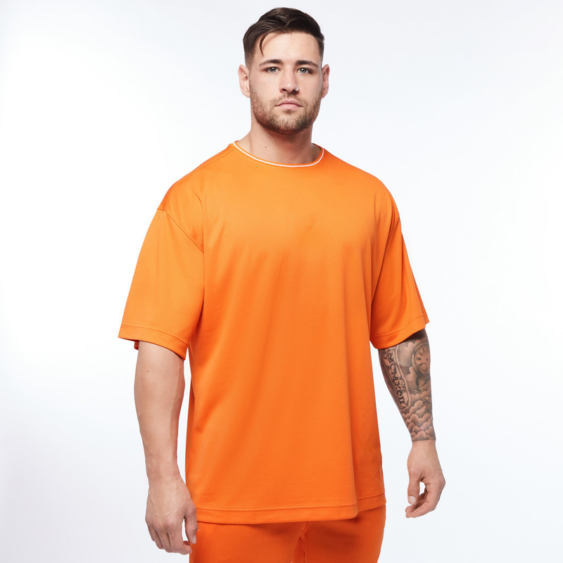 Muscle Spring/Summer New Brother Palestra Allenamento Pallacanestro Corsa Sport Maglia Maglietta a maniche corte da uomo allentata ad asciugatura rapida_voghion.com
