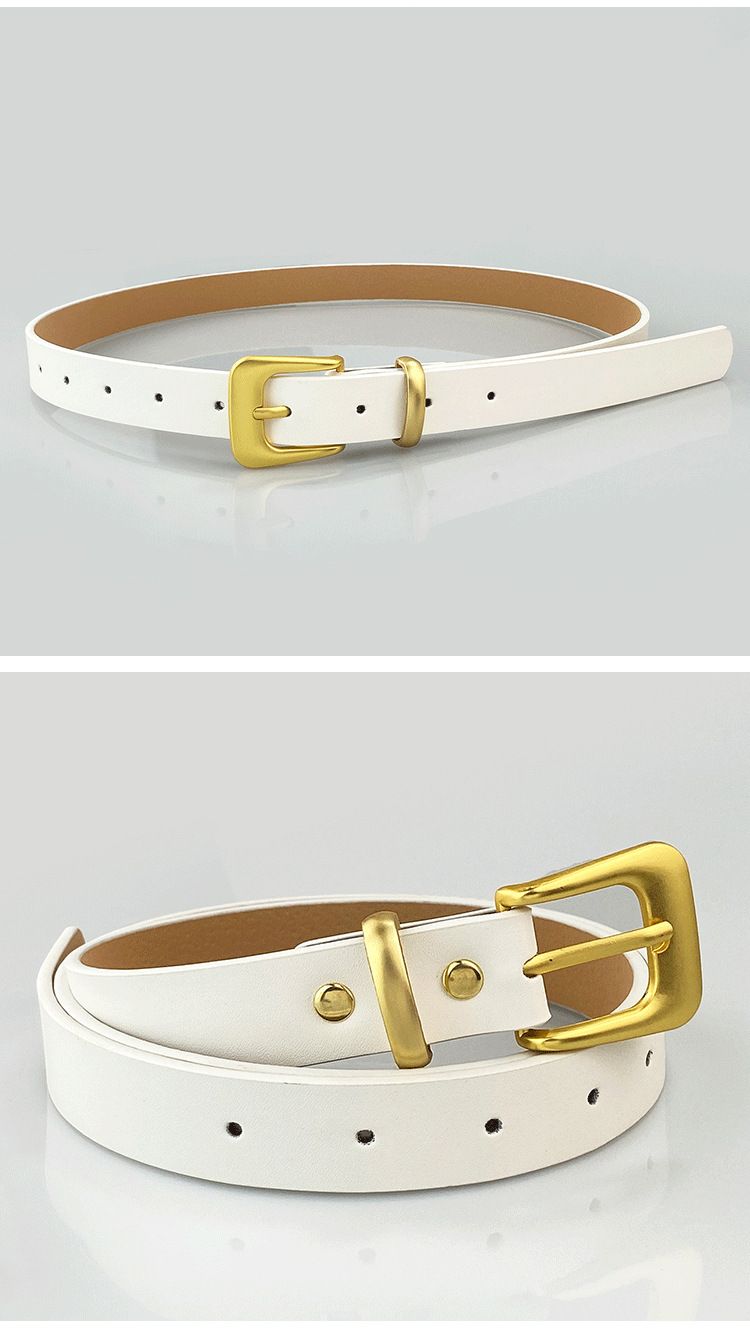 2024 New Belt Women's Versatile Simple Needle Buckle Belt Paired with Jeans Belt High End Women's Belt_voghion.com