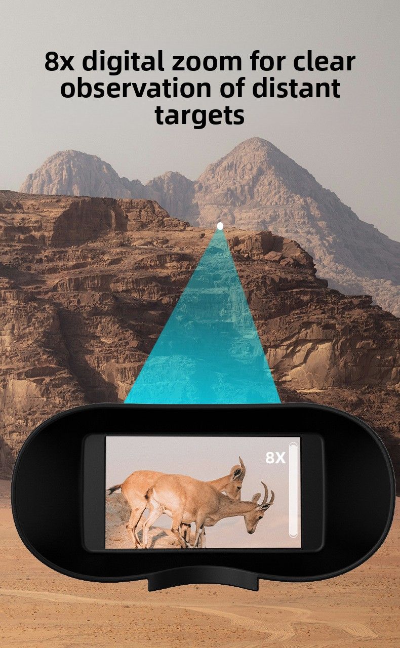 Cross-Border Bestseller 600m Outdoor Binoculars Digital Infrared Night Vision Device 4K Low Light Full_voghion.com