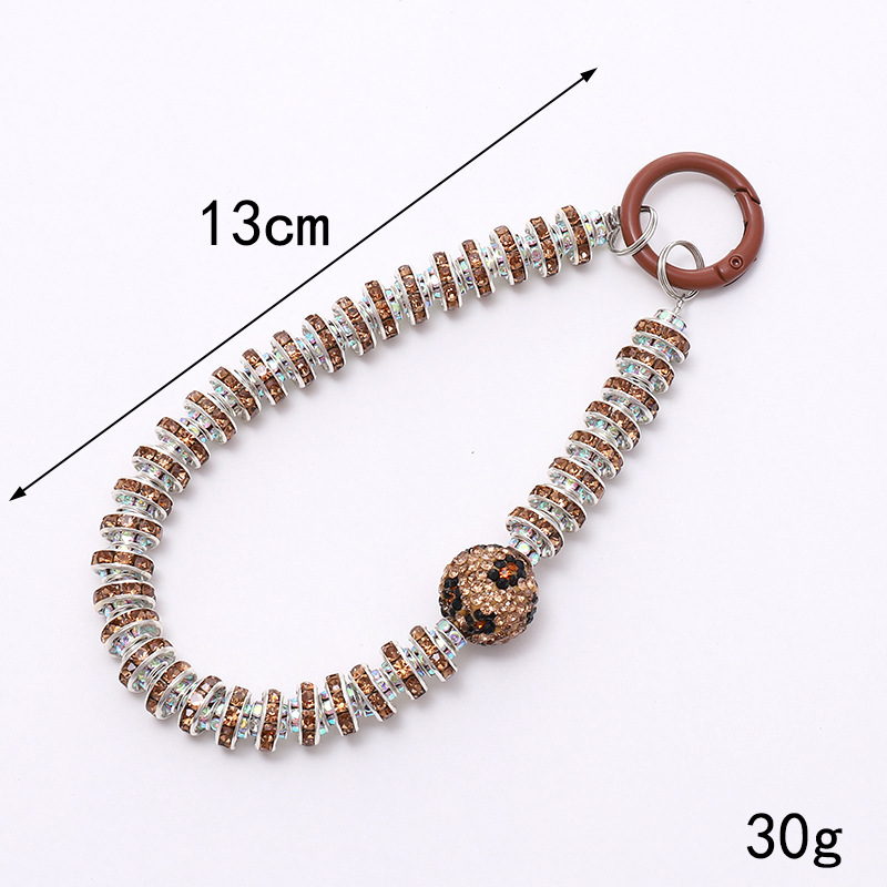 Catena per cellulare in stile leggero e lussuoso con diamanti incrostati, custodia per cellulare, ciondolo, cordino per cellulare in argilla con anello di perforazione, corda anti-smarrimento per cellulare_voghion.com