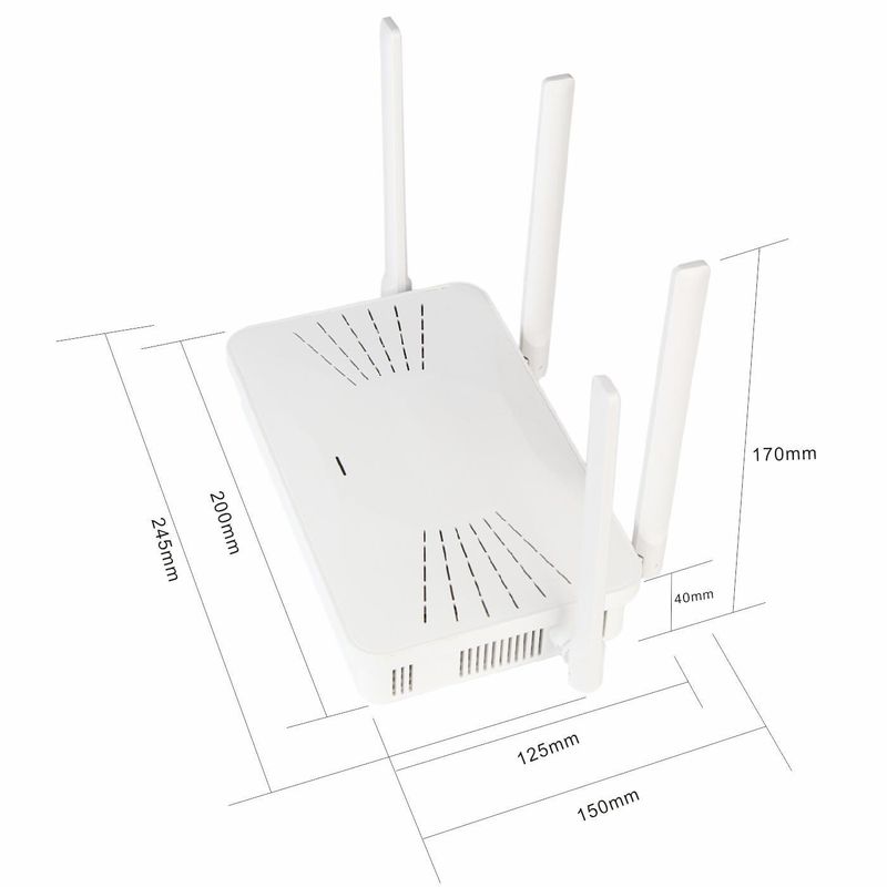 WiFi 6 3000Mbps Dual-Band Gigabit Router - High Power 5.8GHz WiFi 6 Wireless Router With OFDMA, MU-MIMO & 160MHz Channel For 4K Streaming/Gaming_voghion.com