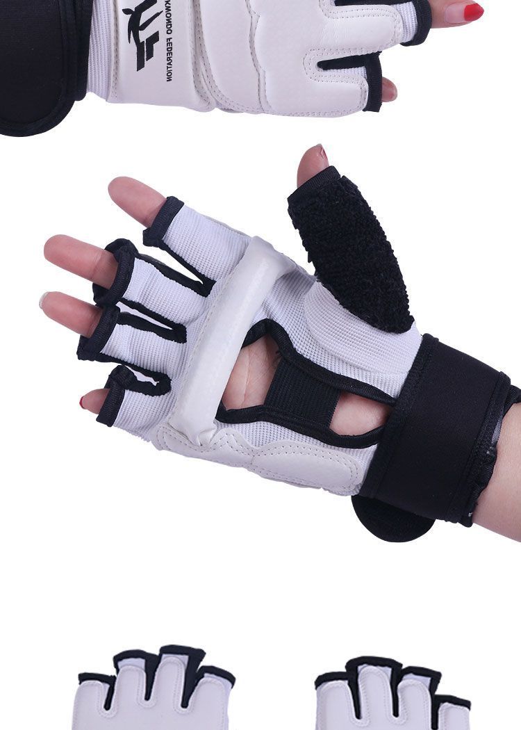 【 5932 pozitív vélemény 】 Taekwondo kézi gyermekvédő felszerelés, teljes kesztyűkészlet, láb- és hátvédő,_voghion.com