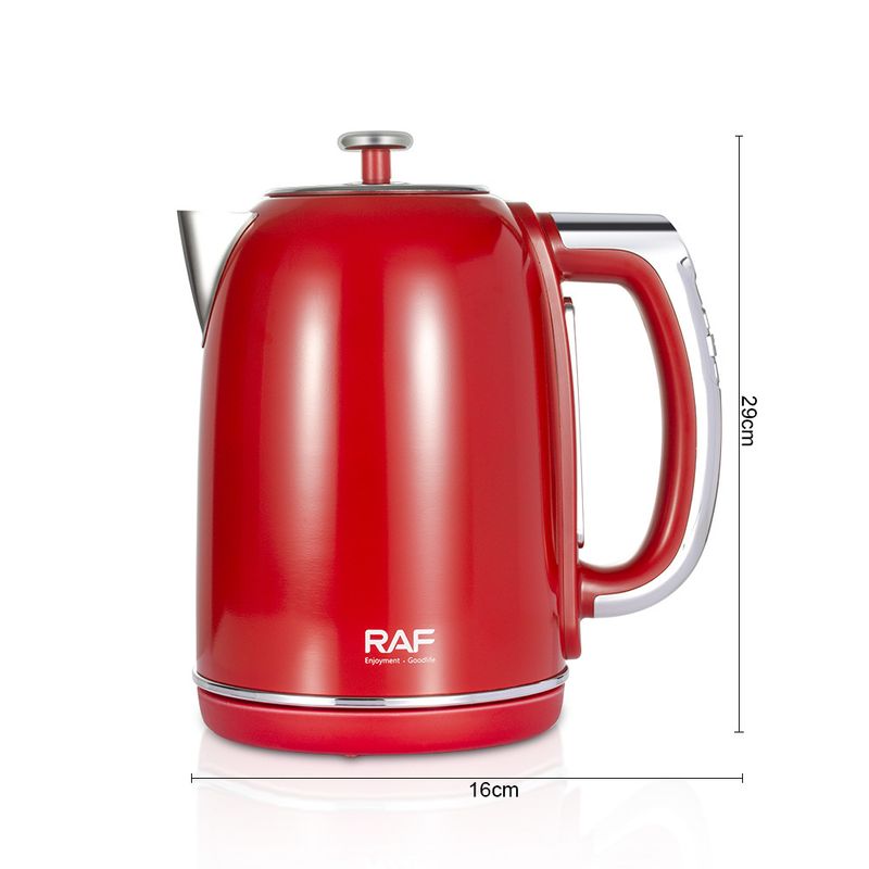 RAF EU 1.7L Electric Kettle - Temperature Display Automatic Boiling Water Household_voghion.com