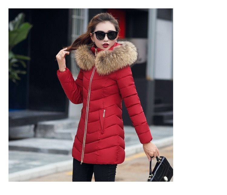 Winter Damen Kapuzenparka mit abnehmbarem Kunstpelzbesatz – Slim Fit Langmantel (M-3XL) – Elegant & Warm_voghion.com