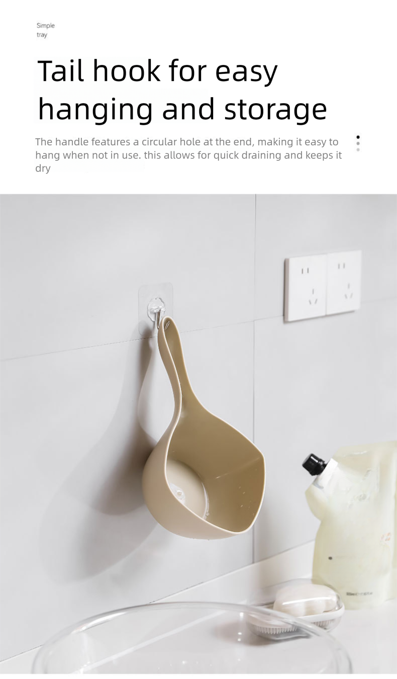 Cucharón para fideos irrompible de plástico para colgar, grande, largo y grueso, para regar verduras, ideal para cocina_voghion.com