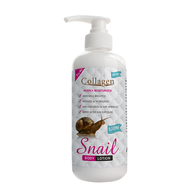 Le lait d'escargot au collagène éclaircit, hydrate, adoucit et hydrate la crème pour le corps_voghion.com