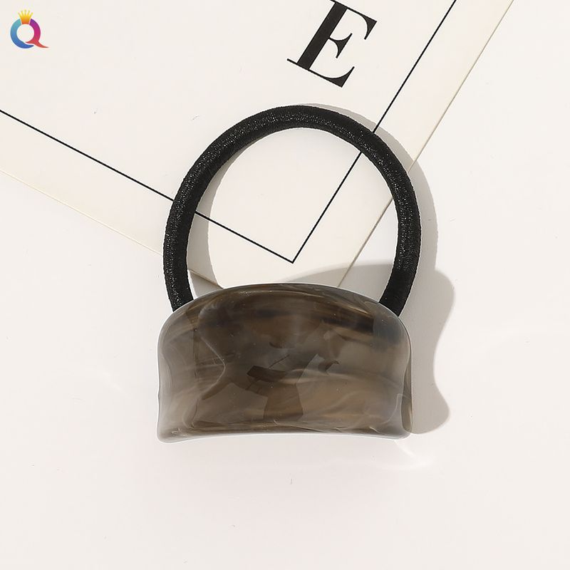 Set di elastici per capelli in acetato - Scrunchies spessi per donna (elastici morbidi per capelli, elastici per coda di cavallo antiscivolo)_voghion.com