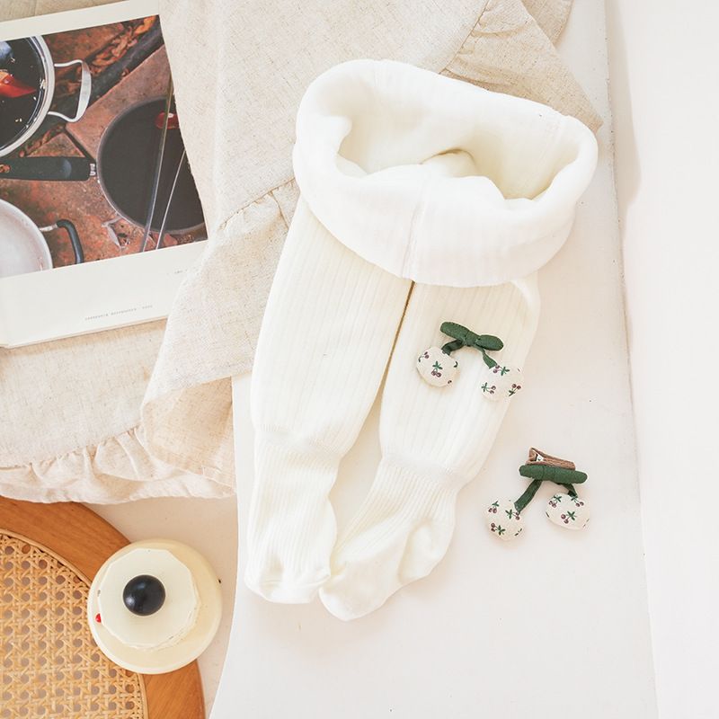Vêtements pour enfants Collants épais en velours pour enfants d'hiver pour filles Leggings chauds pour bébé de couleur Maillard_voghion.com