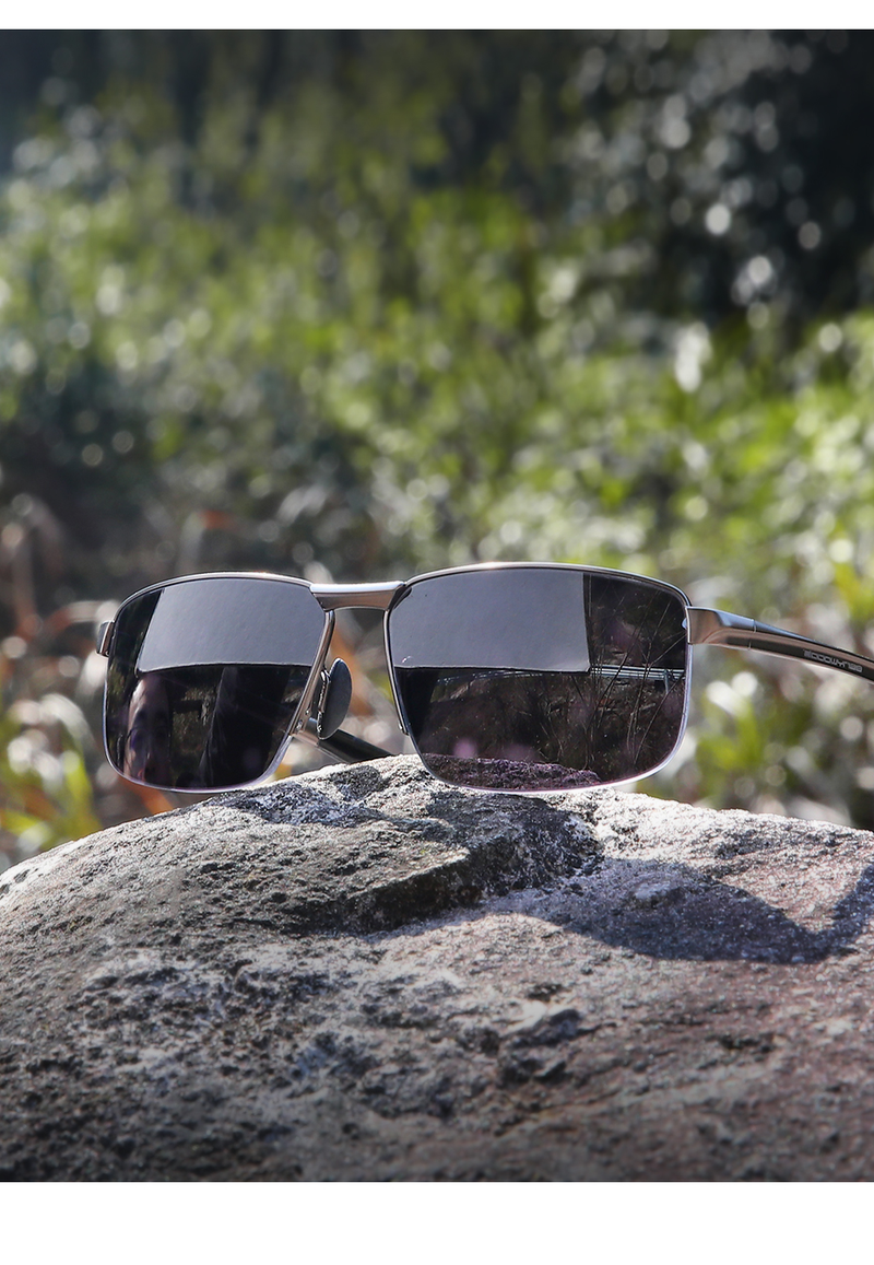 CAPONI 2023 Neue Sonnenbrille Für Männer Nylon Polarisierte Photochrome Legierung Fahren Sonnenbrille UV400 Marke Designer Shades_voghion.com