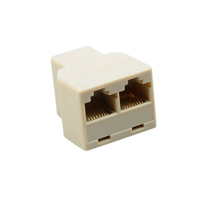 Anschluss 1- bis 2-Wege-Parallelverkabelung, kleiner Ethernet-Netzwerkadapter_voghion.com