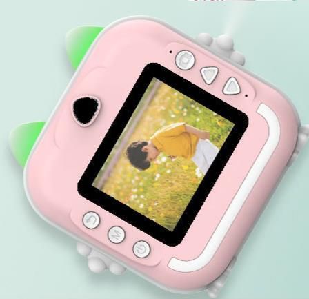 Kinder Sofortiger Fehlerdruck Mini-Dual-Objektiv-DSLR-Digitalkamera-Fotodrucker_voghion.com