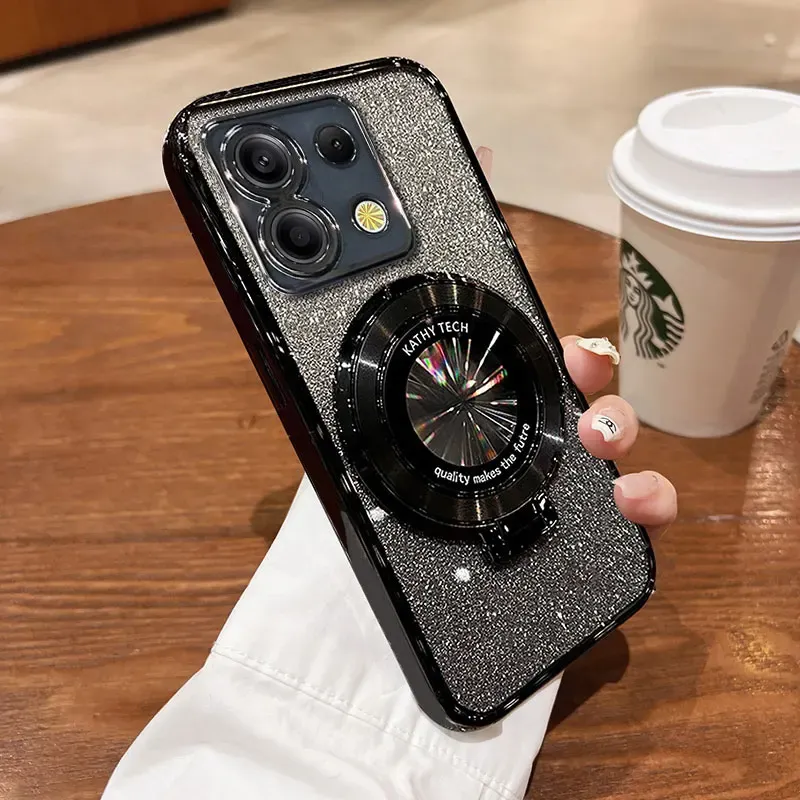 Custodia di lusso con supporto glitter per Huawei P70 P30Lite P40 Mate 60 40 30 20X 20 Pro Y9S Y7A Y7 Y9 Y9Prime2019 Custodia con supporto_voghion.com